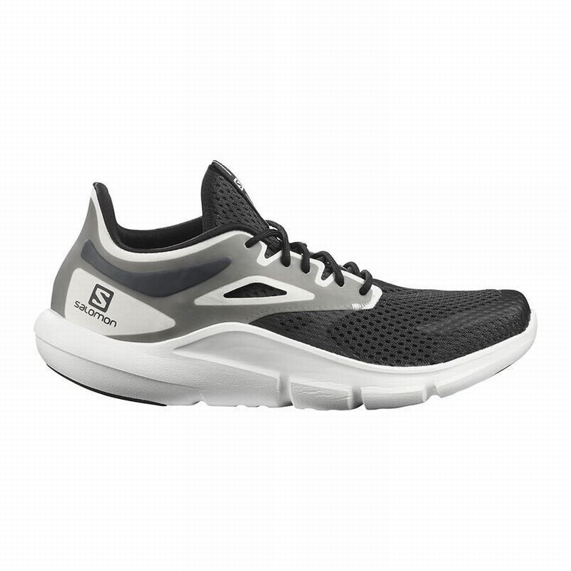 Chaussure Running Route Salomon Homme Noir / Blanche - Salomon PREDICT MOD - France (7941-XVTZY)